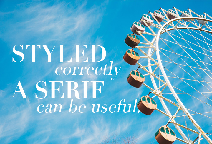serif
